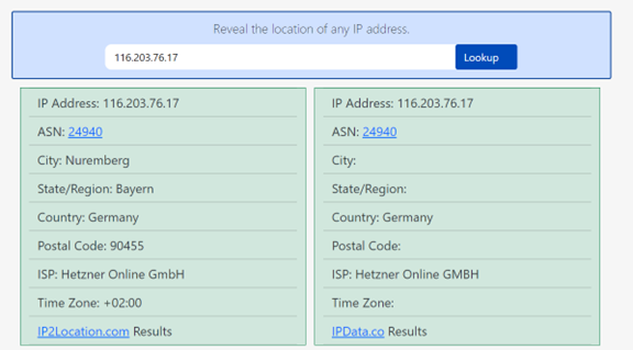 Adresse IP louche